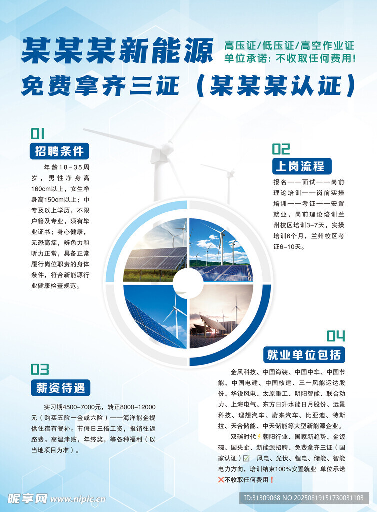新能源环保海报