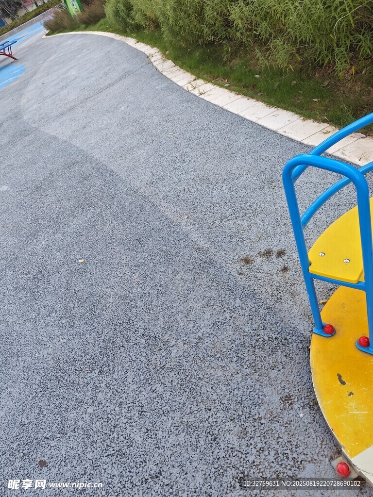 户外彩色健身设施路面