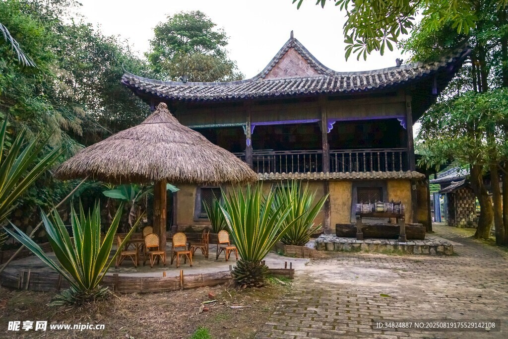 古雅中式庭院小屋