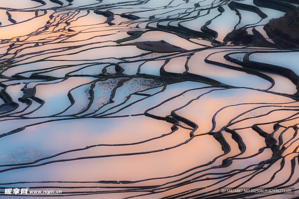 梦幻梯田美景