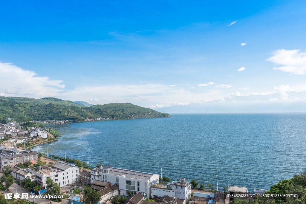 海滨小镇美丽海景风光