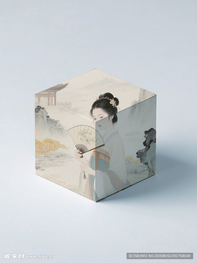 包装盒贴图