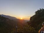 山间日落美景