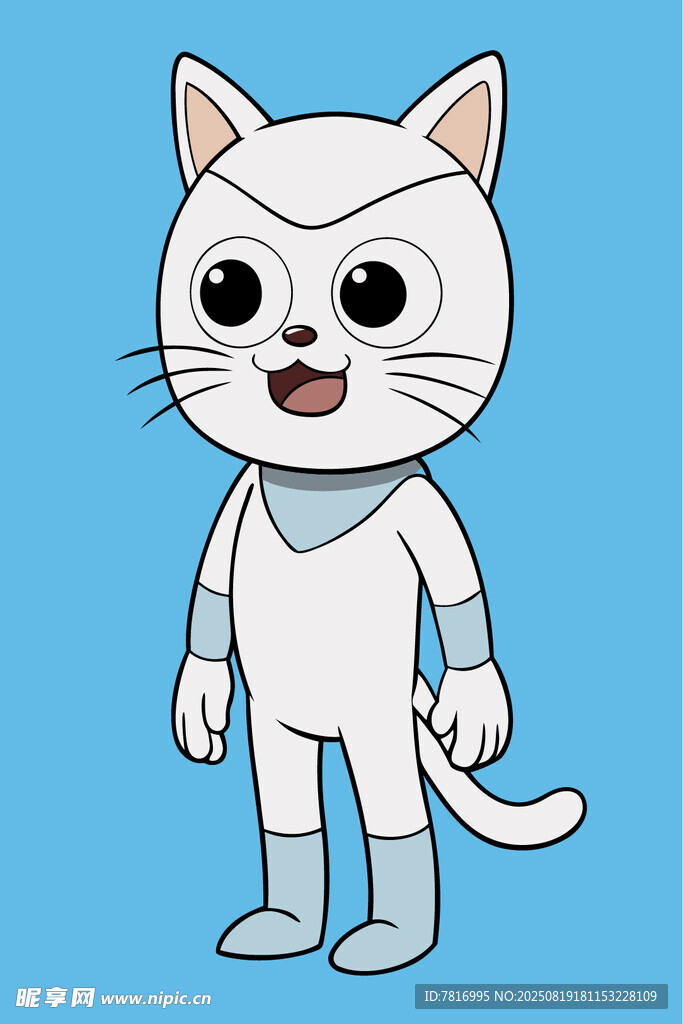 可爱卡通猫咪拟人形象