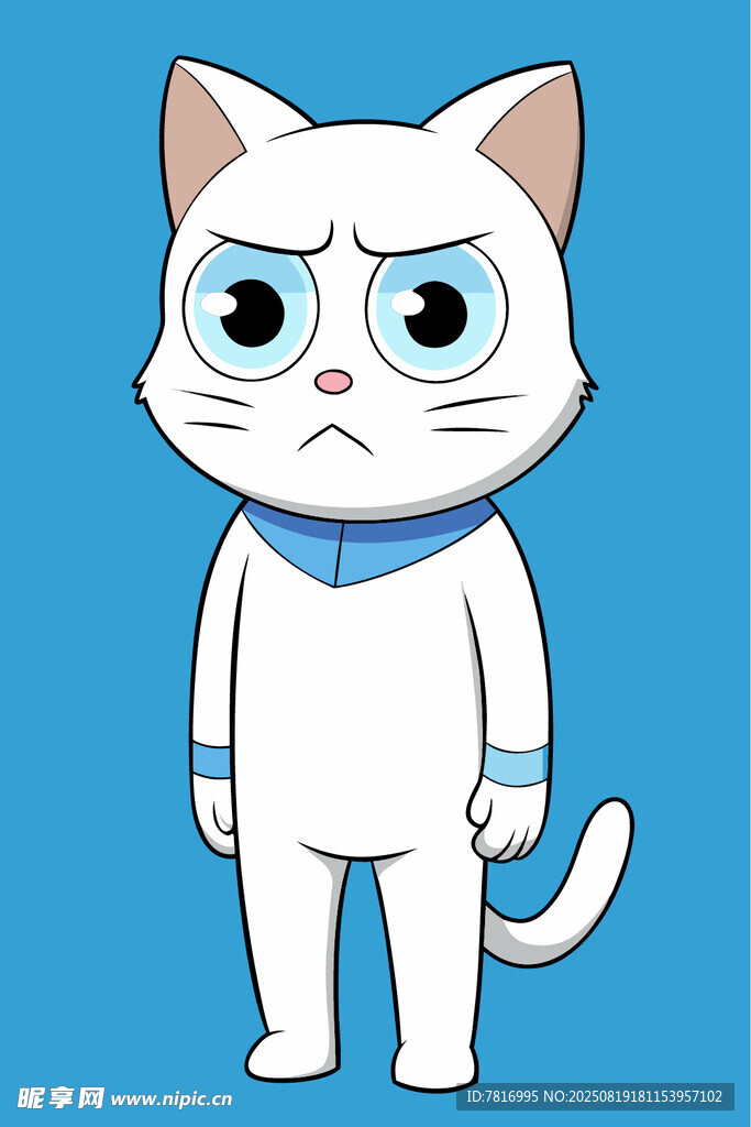 卡通猫咪拟人形象