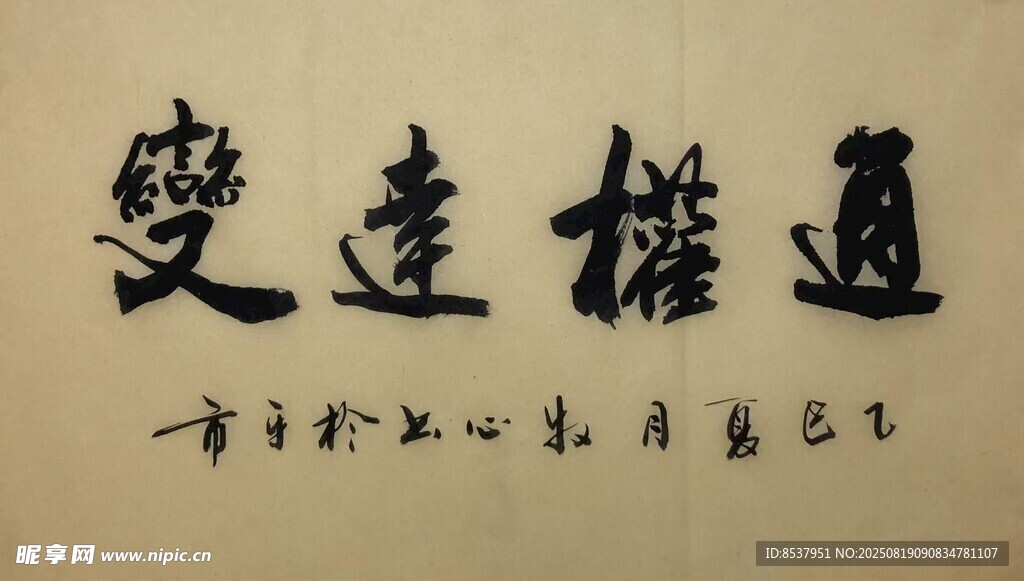 通权达变 杨克东书法
