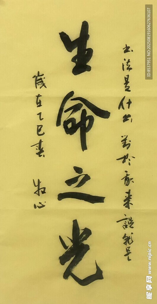 生命之光 杨克东书法