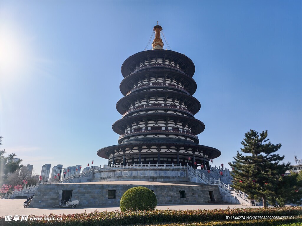 洛阳明堂景区宝塔