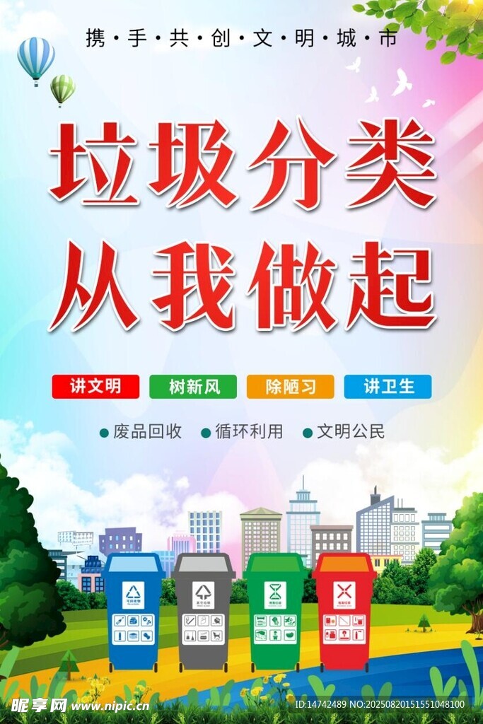 垃圾分类海报