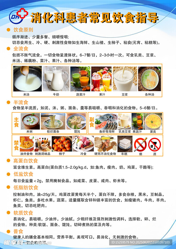 消化患者常见饮食指导