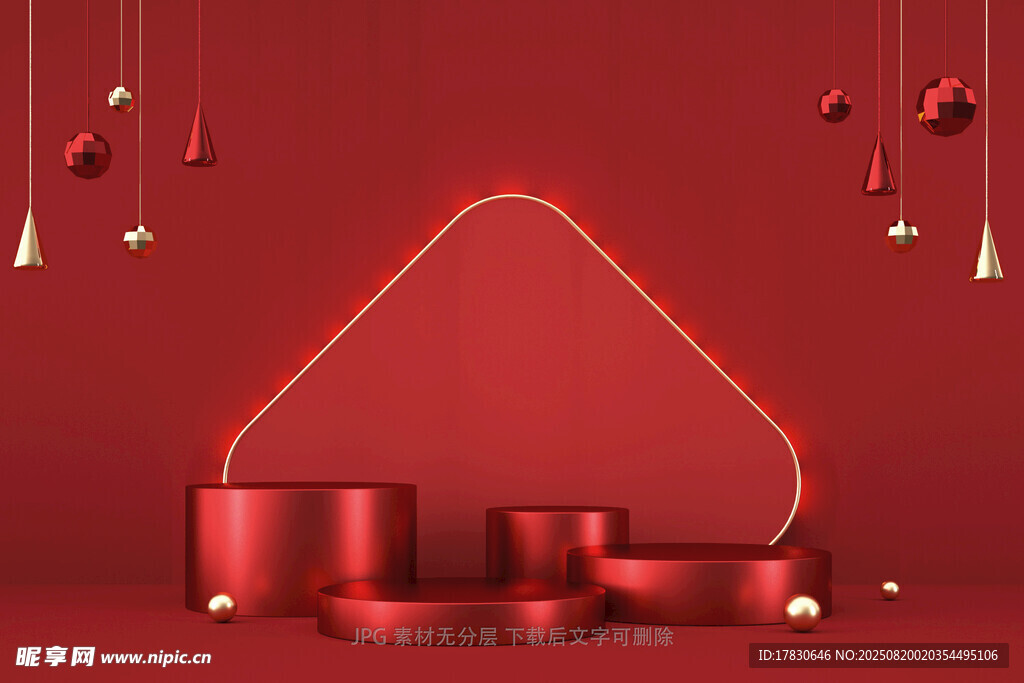 红色浪漫场景装饰摆件