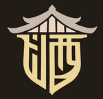中式风格盾牌标志logo设计