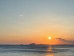 海边绝美日落景象