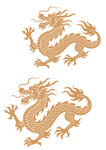 金色双龙图案