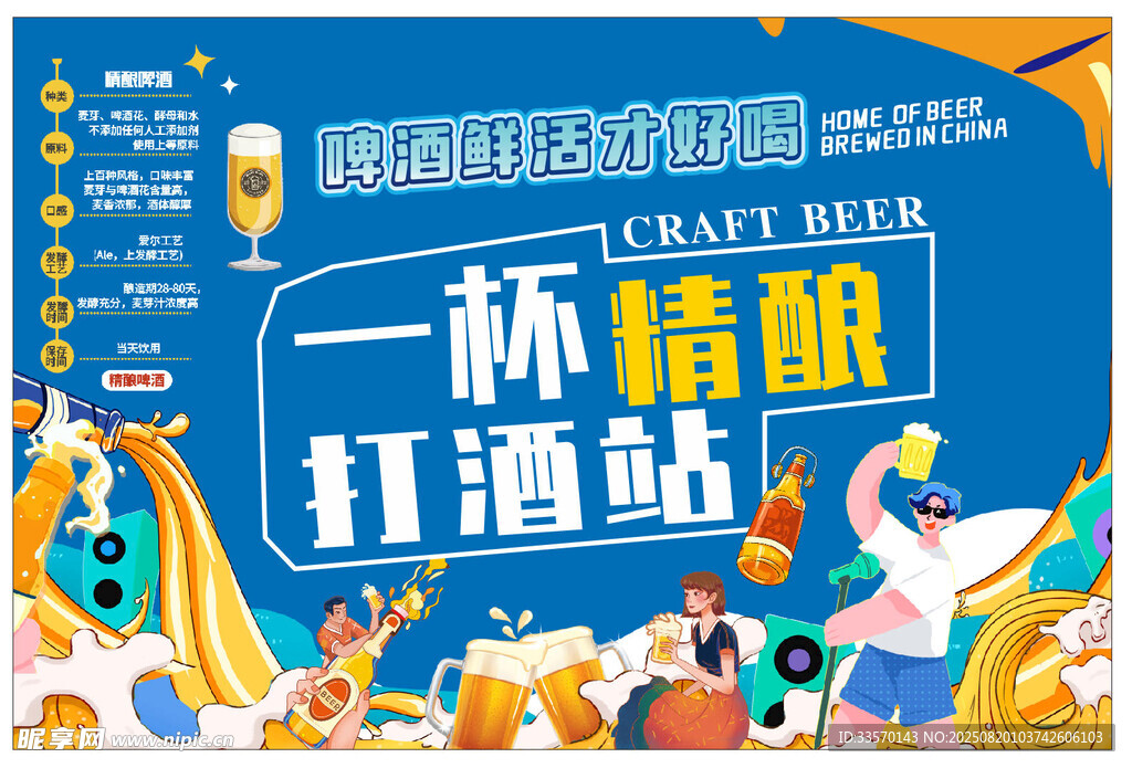  啤酒宣传海报