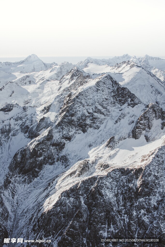 壮丽雪山景色