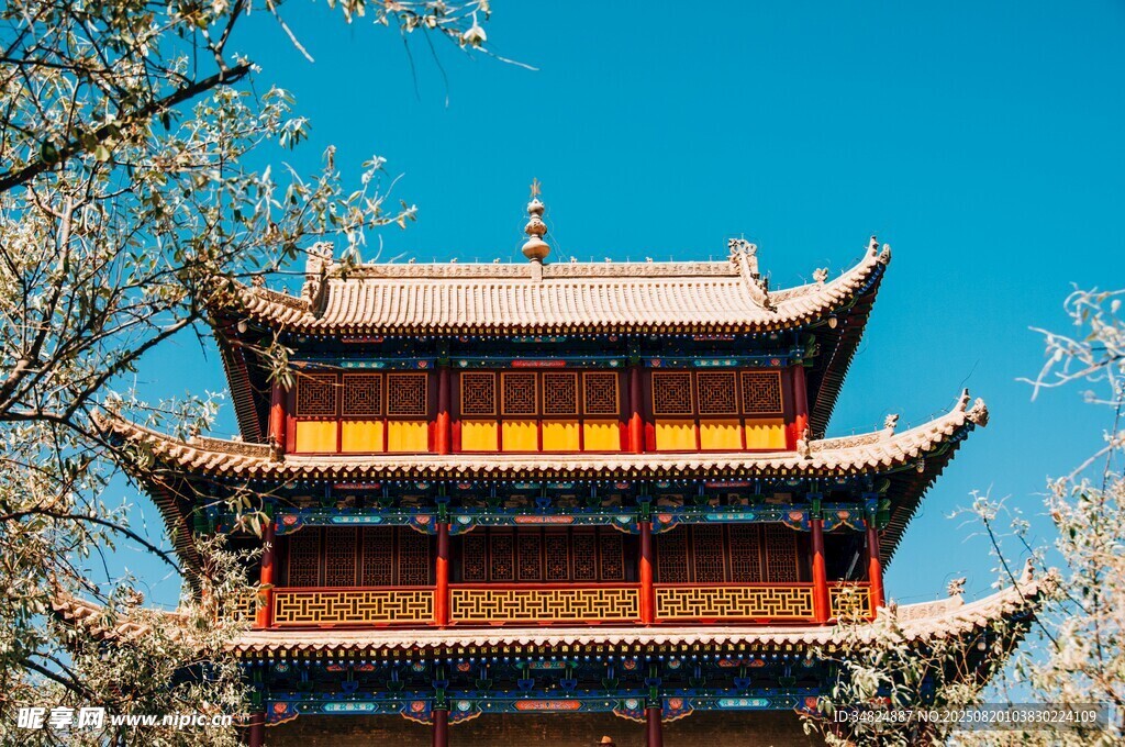 中式古建筑塔楼