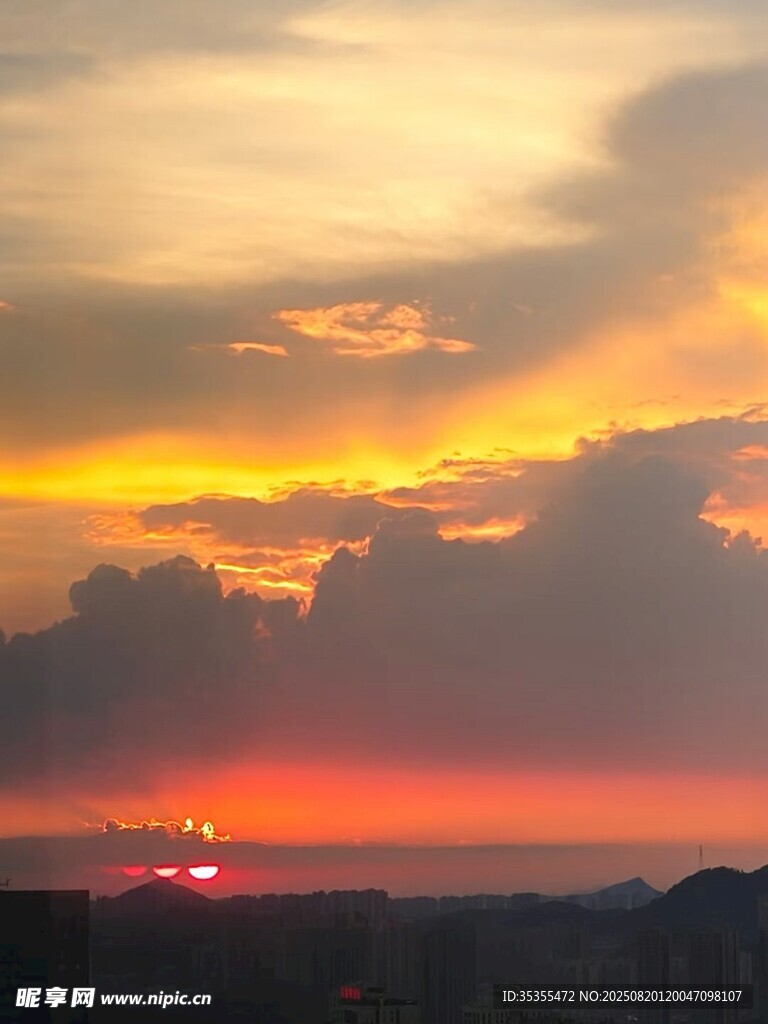 落日余晖