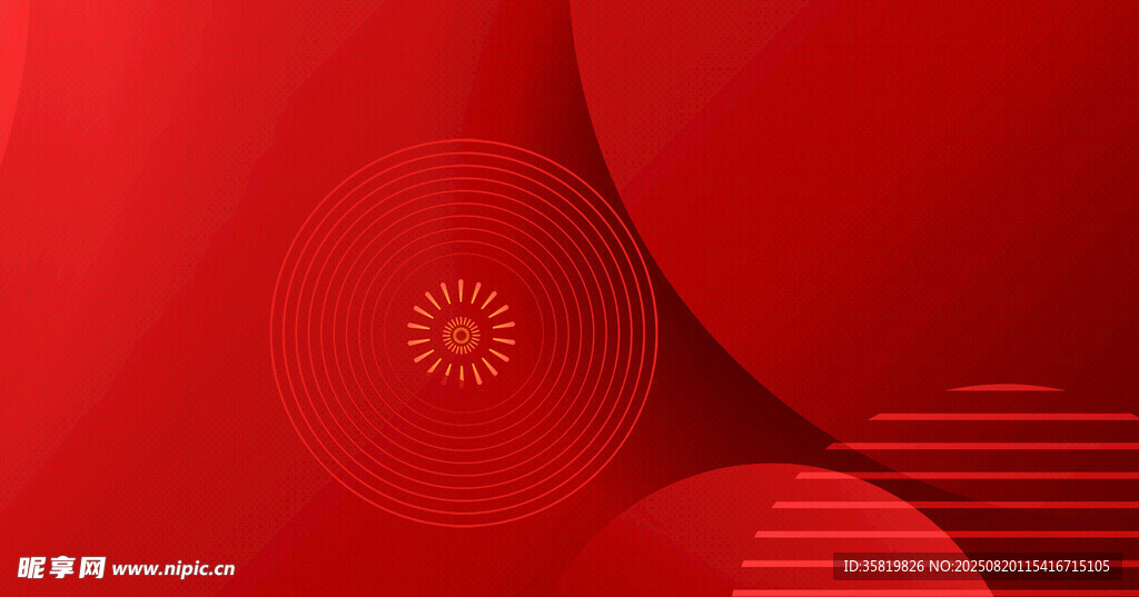 红色渐变抽象背景图案