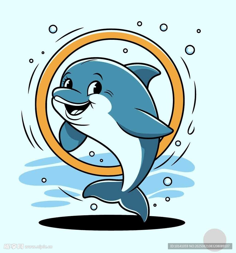 海豚欢乐钻圈