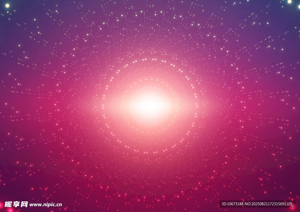 梦幻炫彩星空背景图