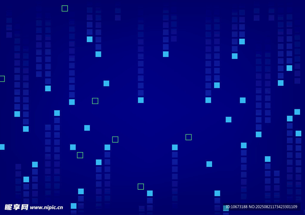 蓝色数字科技背景图案
