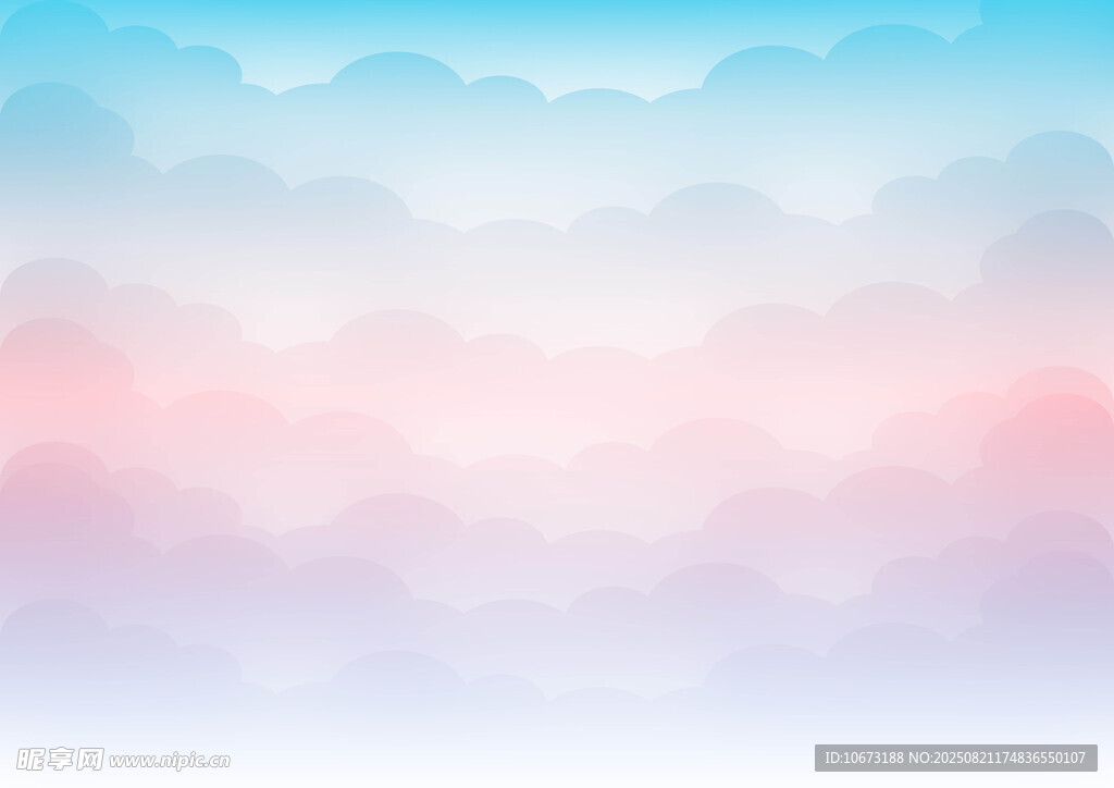 梦幻渐变天空背景图