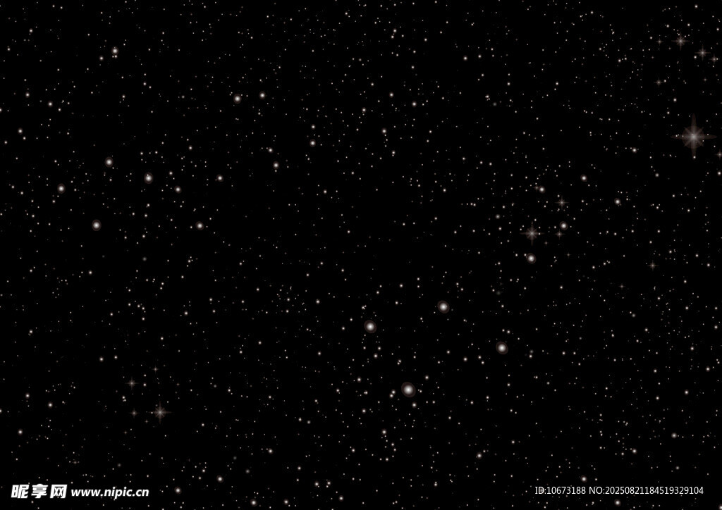 璀璨星空夜景