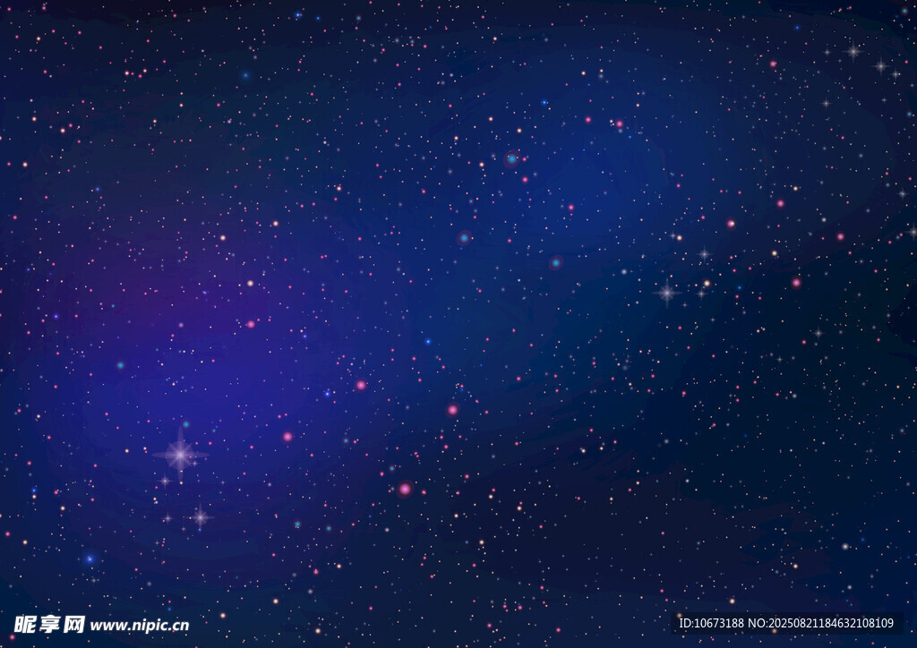 梦幻星空夜景