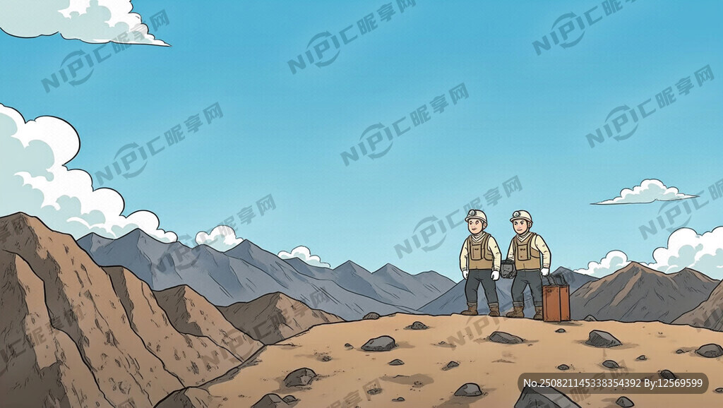 地质勘探   2人   矿山 