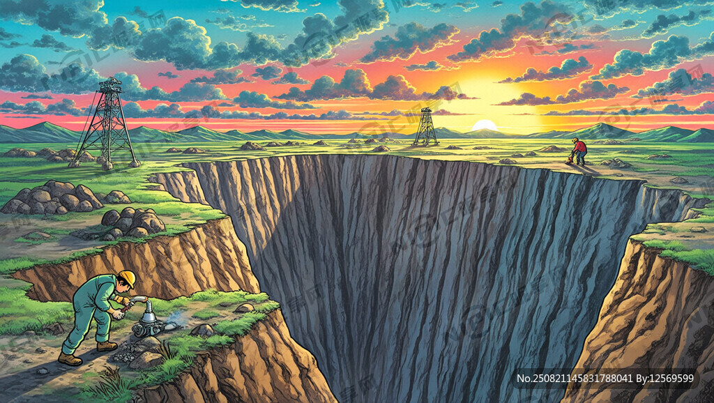 地质勘探 2人 矿山比人高