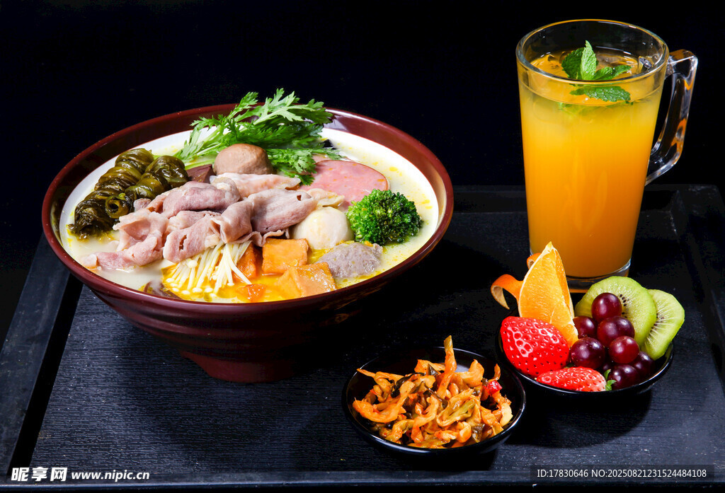 营养丰盛的美食套餐组合