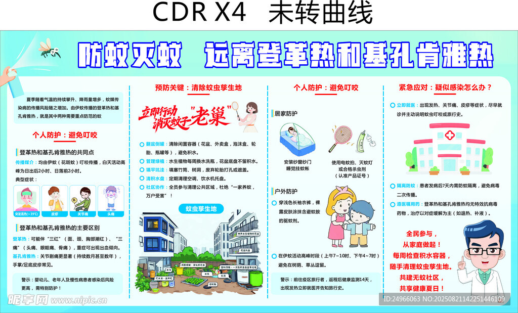 防蚊海报