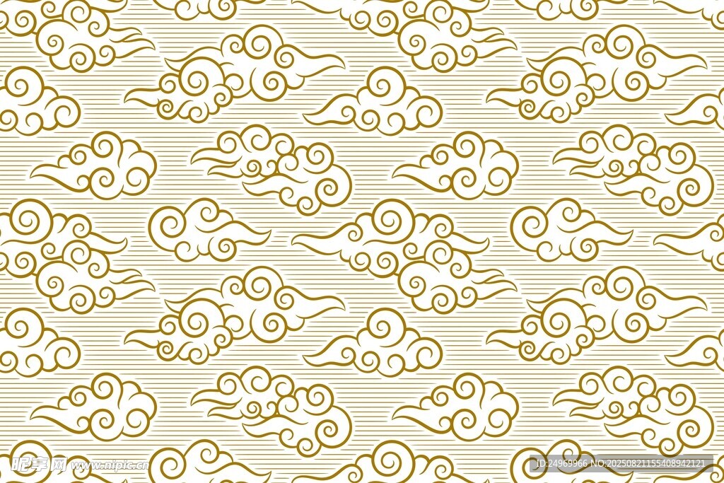 金色花纹底纹图案设计