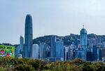 香港城市天际线景观