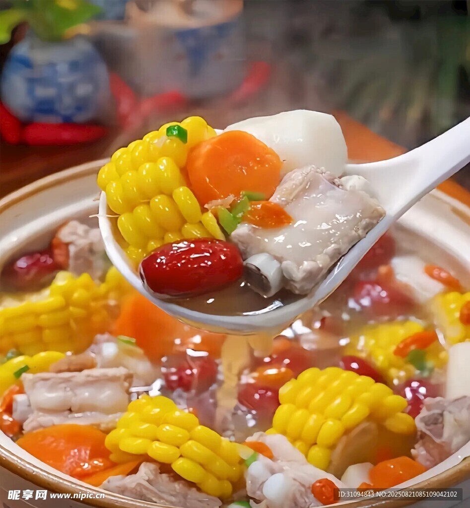 营养美味蔬菜玉米汤