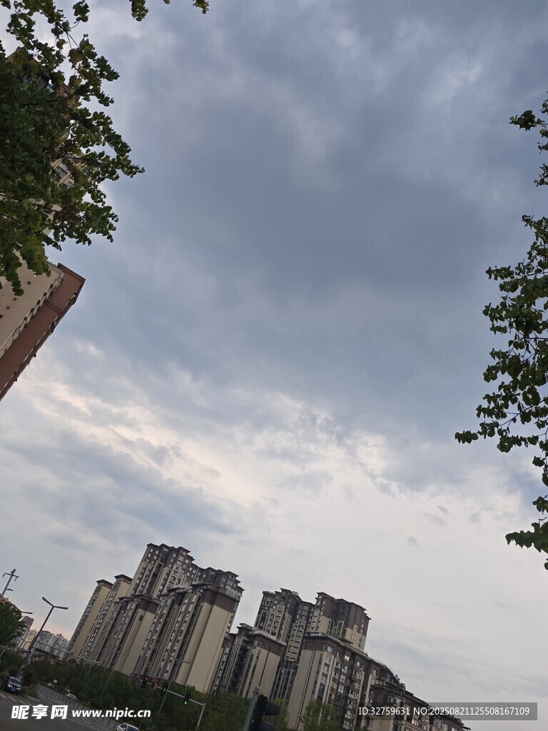 城市高楼与天际线景观