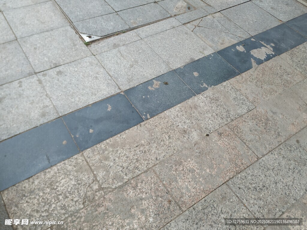 户外地面石材铺设纹理