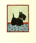 苏格兰梗犬插画