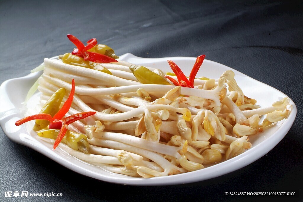 凉拌海鲜菇清爽好滋味
