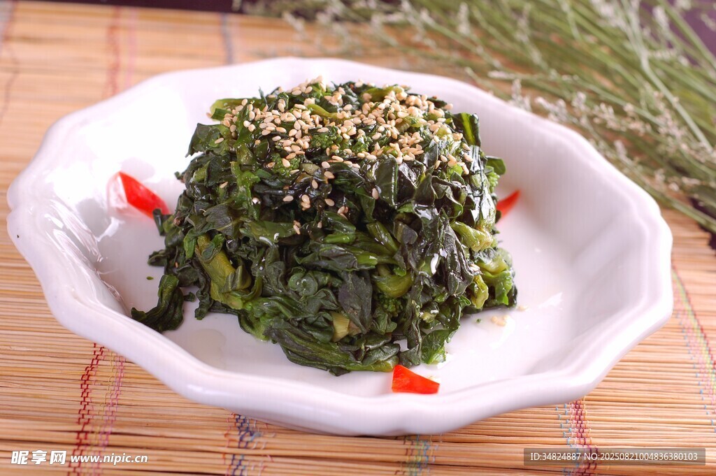 芝麻拌菠菜