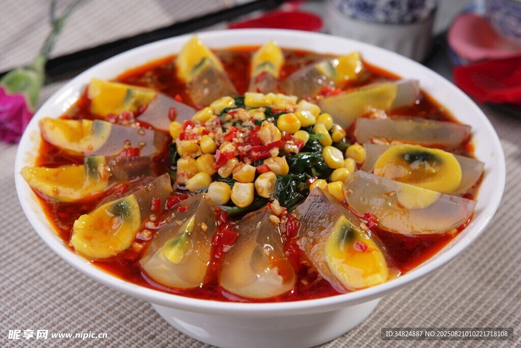 美味凉拌皮蛋