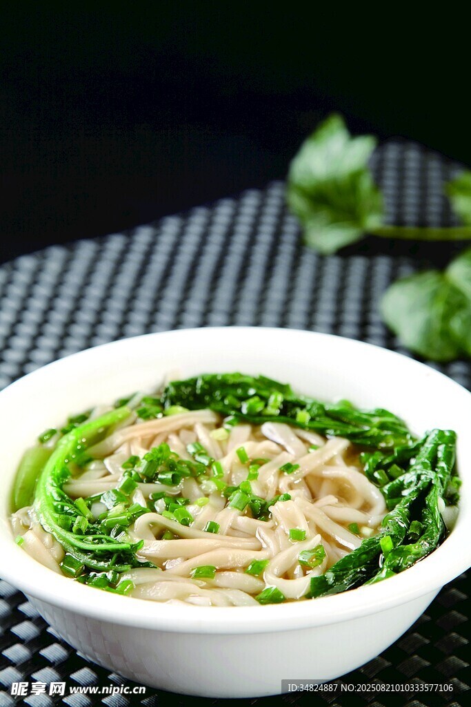 清汤青菜面条