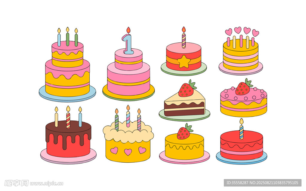 生日蛋糕插图