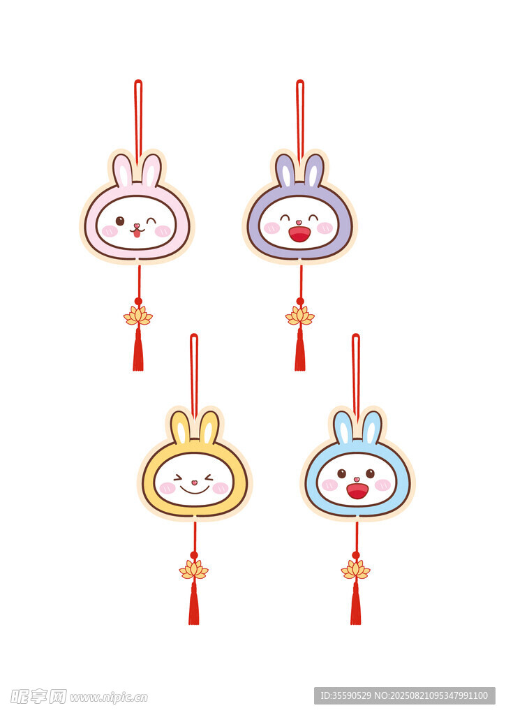 可爱卡通兔子挂饰