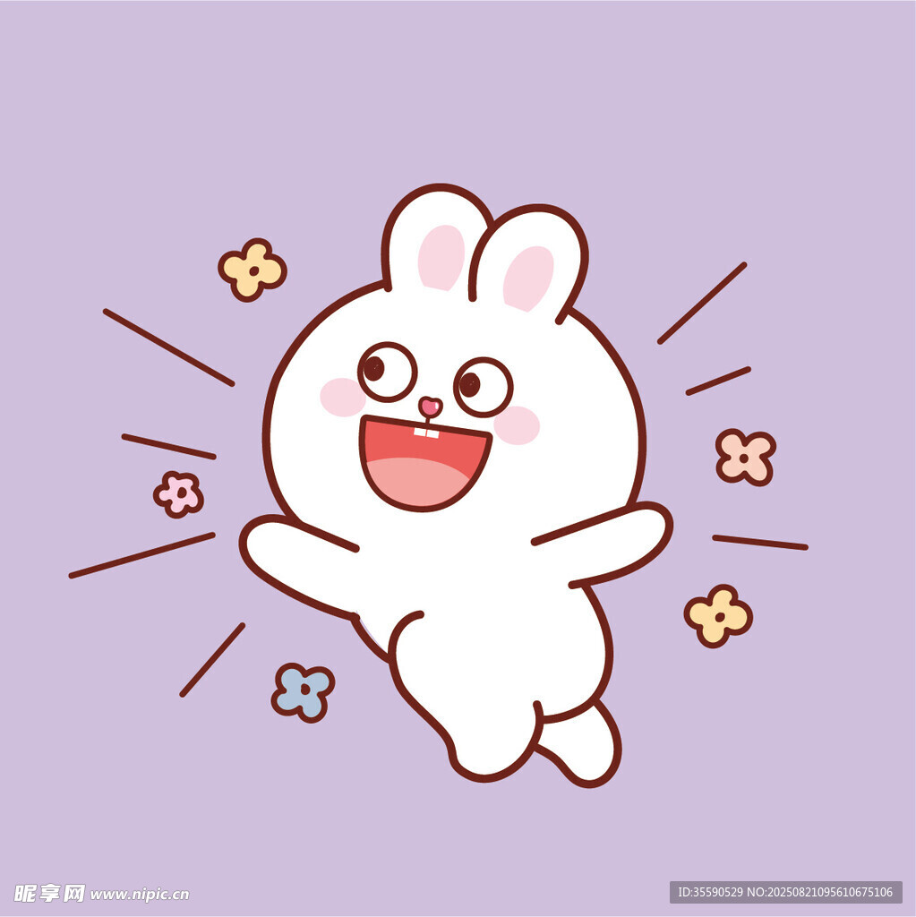 跳跃的快乐小兔
