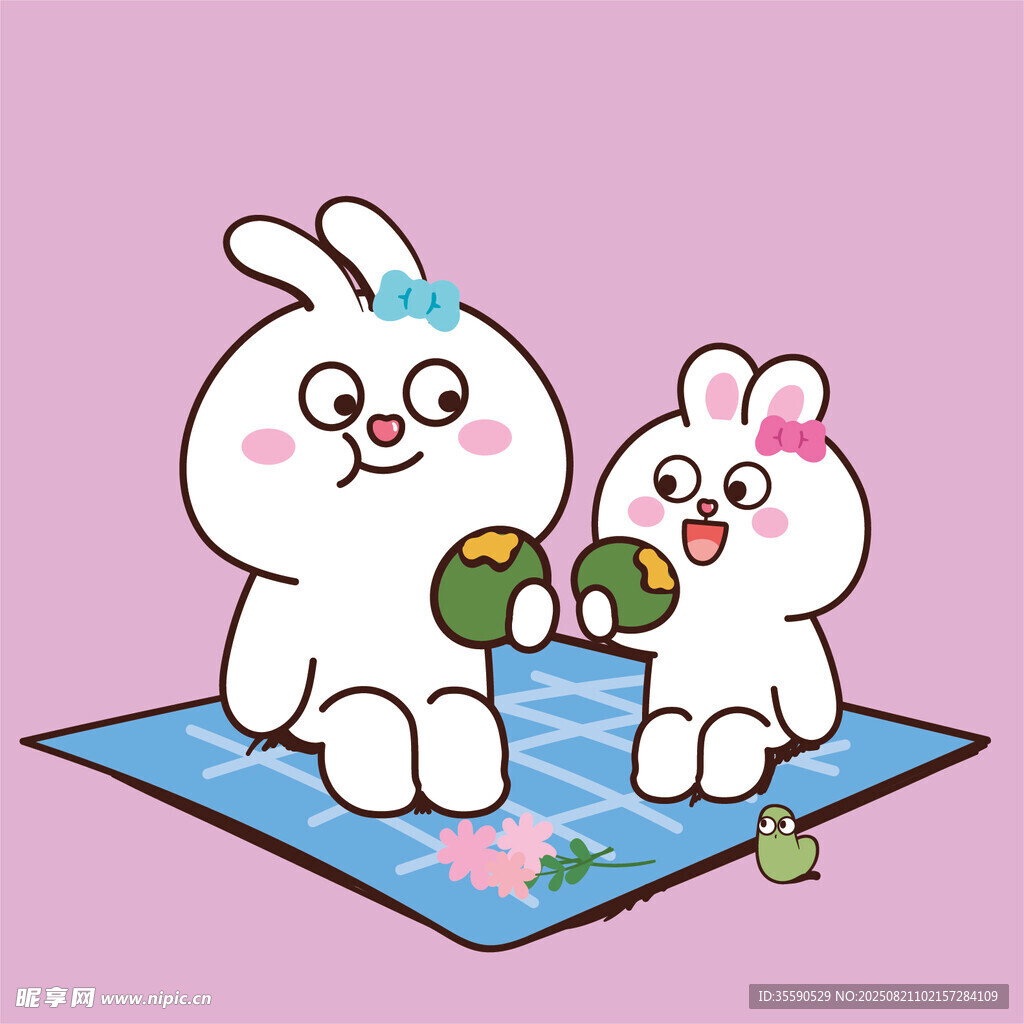 兔子野餐欢乐时光