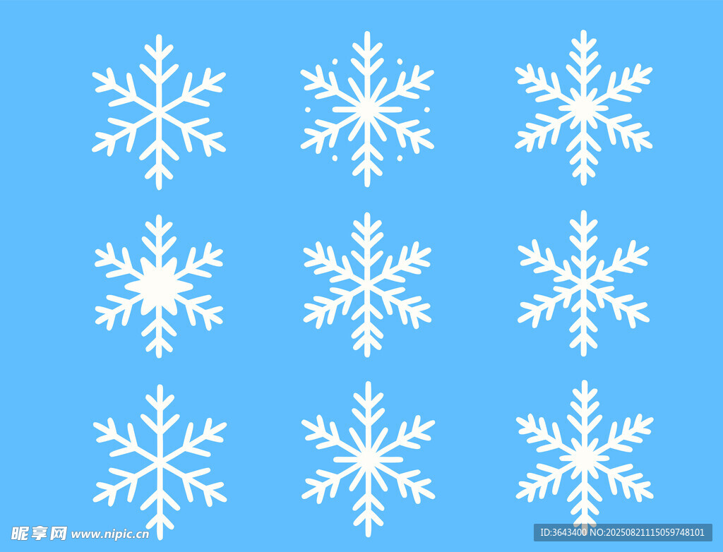 雪花图案