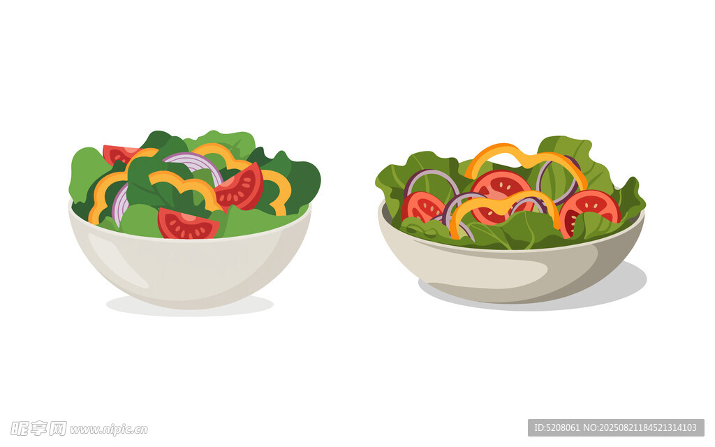 新鲜蔬菜沙拉插图