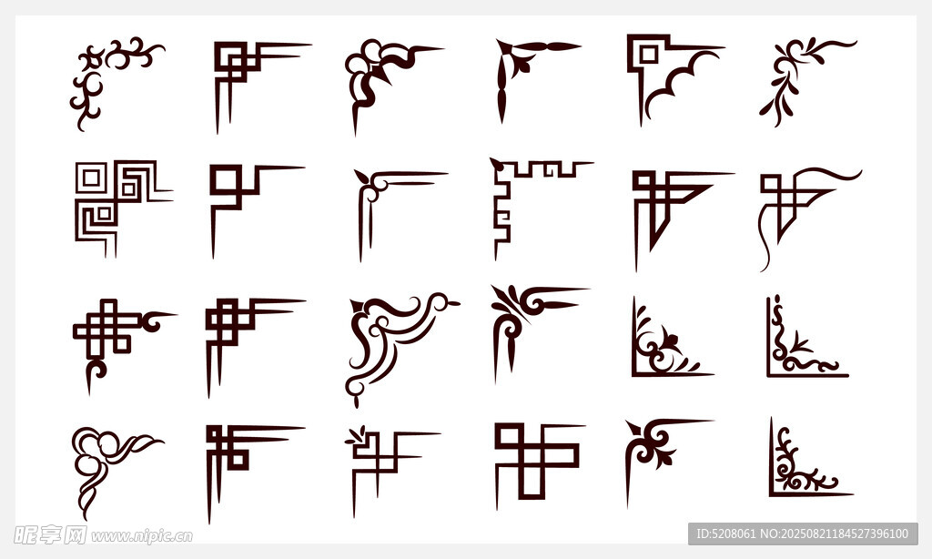 角花图案